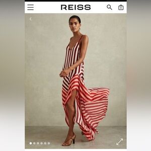 HOLLY
COLOURBLOCK STRIPE ASYMMETRIC MIDI DRESS